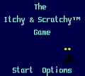 The Itchy & Scratchy Game - A Genuine Simpsons Product Title Screen
